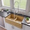 Alfi Brand ALFI brand AB3321 33" Dbl Bowl Bamboo Kitchen Farm Sink AB3321 - alternate 1